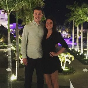 Black long sleeve mini dress